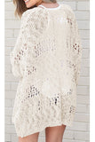 "Holler Out" Crochet Knit Cardigan