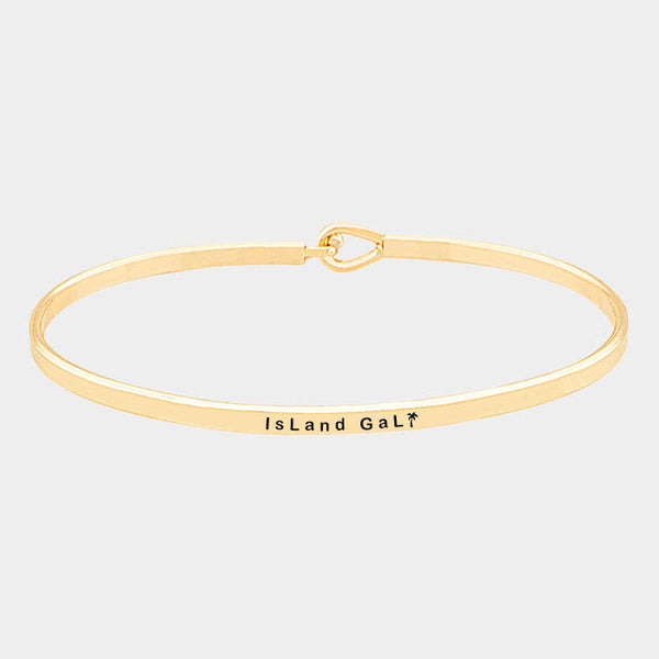 "Island Gal" Mantra Bracelet