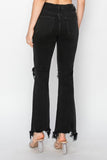 RISEN Full Size Distressed Raw Hem Jeans with Pockets - ONLINE ONLY