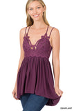 "Long Days" Lace Long Cami