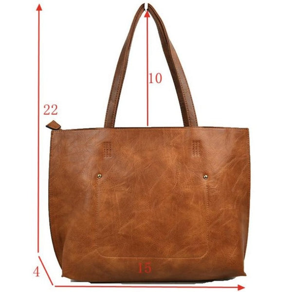 Reversible 2 N 1 Tote Bag w/Crossbody: Brown/Brown