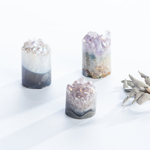 Iced Angel Aura Amethyst