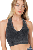 "Keep it Chill" Cropped Ribbed Tank