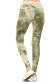 Lotus Athletics "Magic Leggings" - Olive Tie Dye