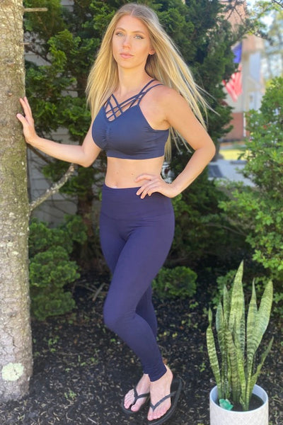 Lotus Athletics: "Magic Leggings" - Navy