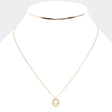 Hamsa Hand Quote Pendant Necklace