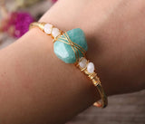 1 Crystal Wrapped Cuff Bracelet Gold