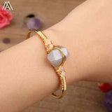 1 Crystal Wrapped Cuff Bracelet Silver