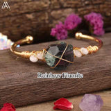 1 Crystal Wrapped Cuff Bracelet Silver