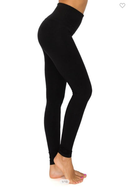 Lotus Athletics: "Magic Leggings" - Solid Black