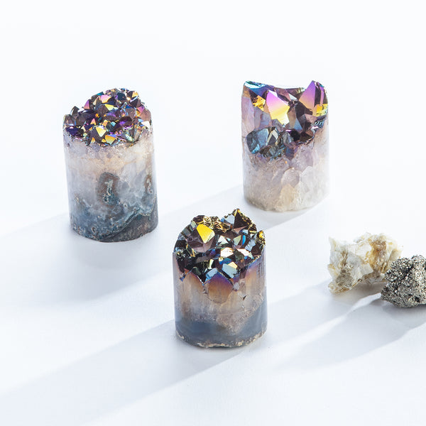 Rainbow Aura Crystal "Cupcakes"