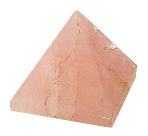 Rose Quartz Crystal Pyramid