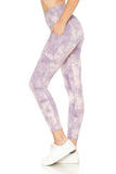Lotus Athletics: Light Pink And Purple Tie-Dye With Pockets