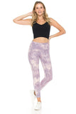 Lotus Athletics: Light Pink And Purple Tie-Dye With Pockets