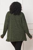 Solid Drape Pocket Cardigan