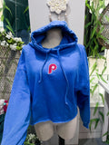 Phillies Washed Hoodie w/cutoff bottom