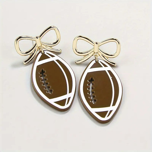 Football Earrings