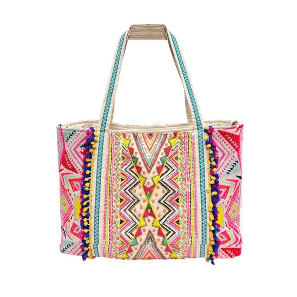 Multi Color Boho Beaded Bag