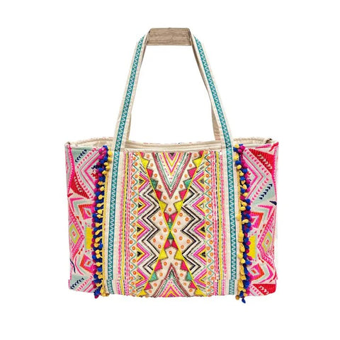 Multi Color Boho Beaded Bag