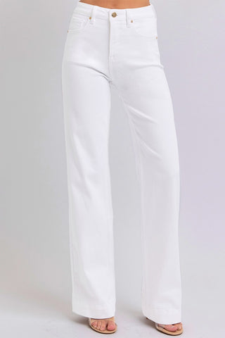 RISEN Full Size High Waist Straight Jeans - ONLINE ONLY