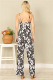 "Feeling Comfy" Floral Pocket Jumpsuit