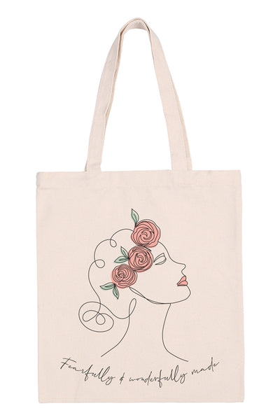 "Fearfully and Wonderfully" Tote Bag