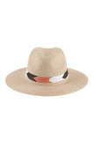 Ivory Panama Brim Summer Hat