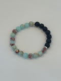 Ocean Jasper Lava Diffuser Bracelet