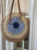 Evil eye Crochet Tote