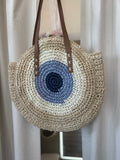 Evil eye Crochet Tote
