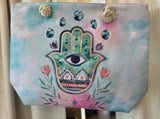 Hamsa Hand Tote Bag