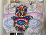 Hamsa Hand Tote Bag