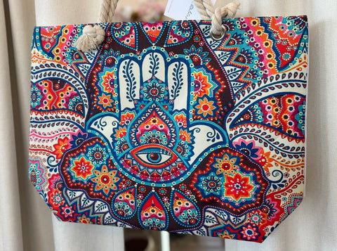 Hamsa Hand Tote Bag