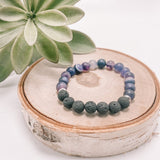 Amethyst Lava Diffuser Bracelet