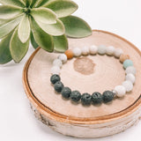Amazonite Lava Diffuser Bracelet
