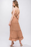 "No Limits" Crochet Layered Long Dress