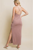 "Prove It" Almond Maxi Dress