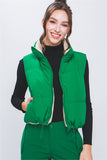 Green/Tan Reversible Vest