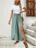 "Sage Yourself" Split Wide Leg Pants