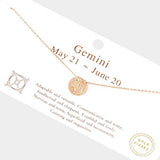 Zodiac "Constellation"  Necklace