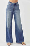 Risen Full Size High Rise Wide Leg Jeans - ONLINE ONLY