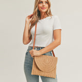 Straw Crossbody Bag