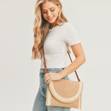 Straw Crossbody Bag