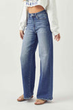 Risen Full Size High Rise Wide Leg Jeans - ONLINE ONLY