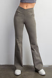 "Let's Go Girls" Cotton Flared Pants