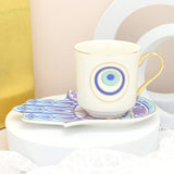 Hamsa Tea Cup & Plate Set