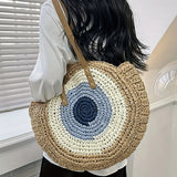 Evil eye Crochet Tote