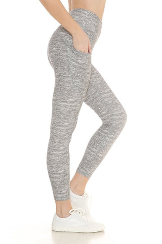 Lotus Athletics: Grey & White Stripe With Pockets