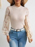 "Sweet Elegance" Tan Lightweight Top