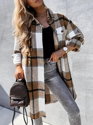 Plaid Jacket Dress